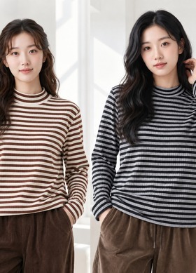 [C.M.F] 반목폴라 쟈카드 티셔츠
